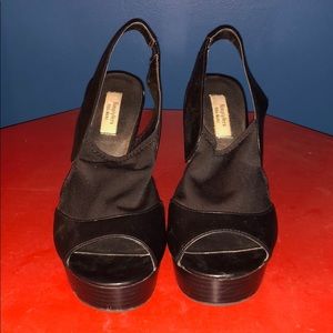 Simply Vera Vera Wang Black Platform 5in Heel
